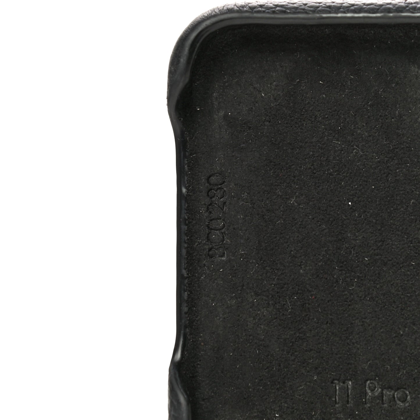Monogram iPhone 11 Pro Max Bumper Black
