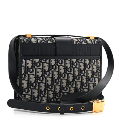 Christian Dior Oblique 30 Montaigne Flap Bag Blue 3 of 8