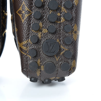 Louis Vuitton Monogram Arizona Car Shoe Moccasin Loafers 39 Macassar 6 of 11