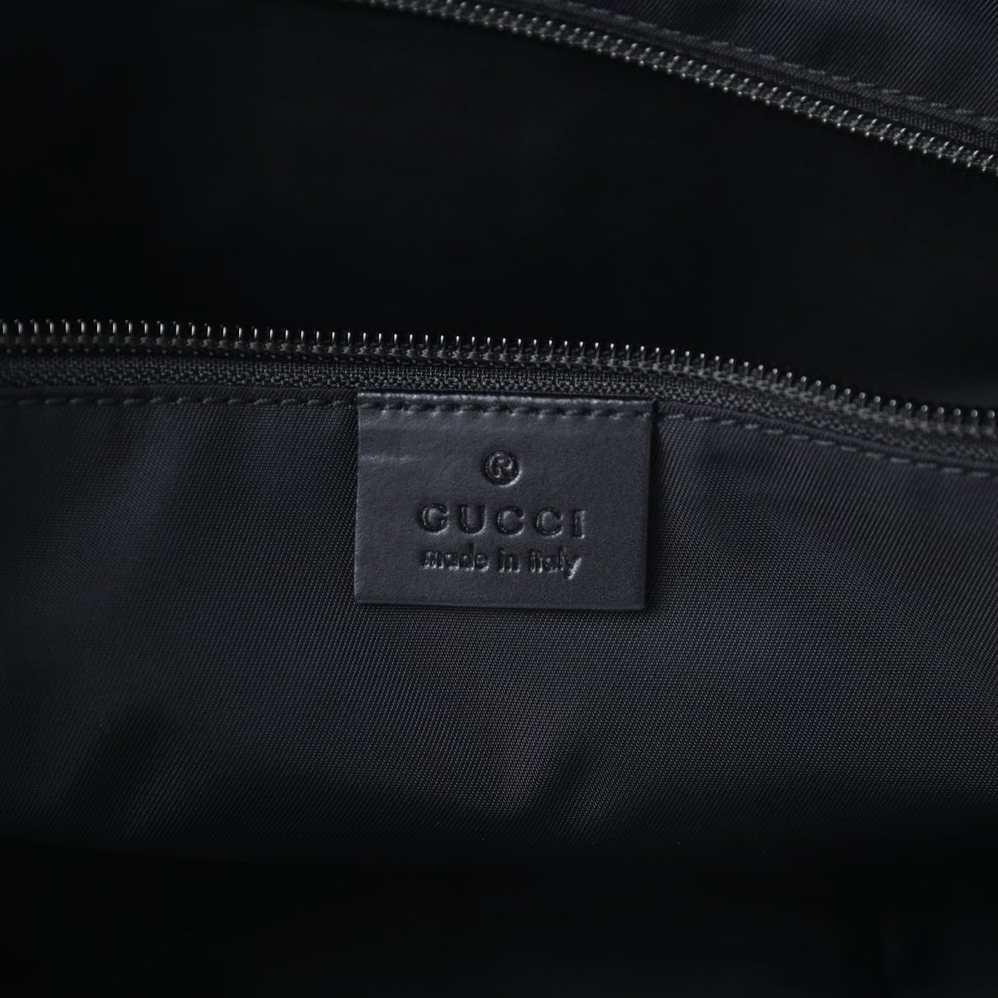 GG Supreme Monogram Calfskin Web Medium Flat Messenger Bag Beige Ebony Black