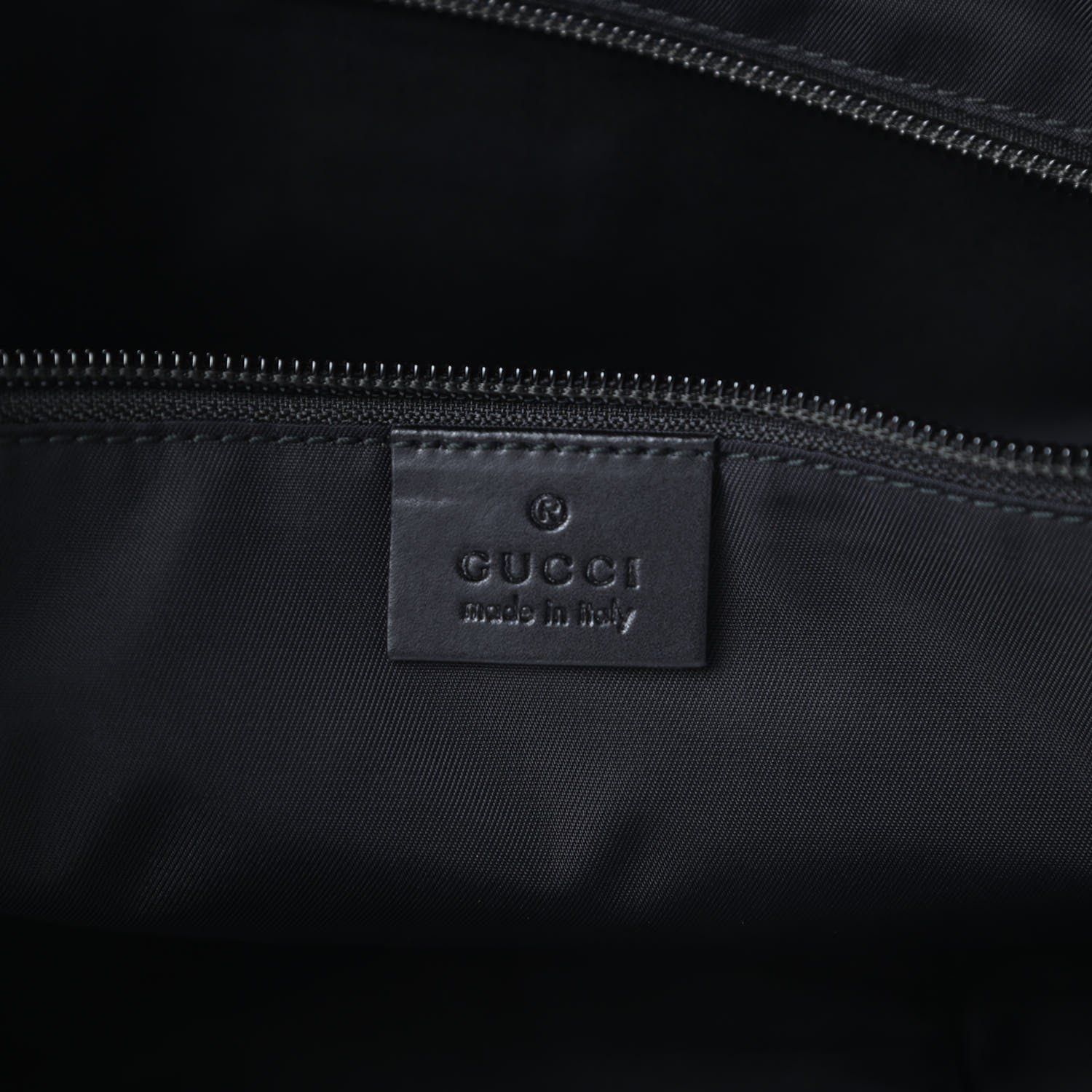 Gucci GG Supreme Monogram Calfskin Web Medium Flat Messenger Bag Beige Ebony Black 6 of 10