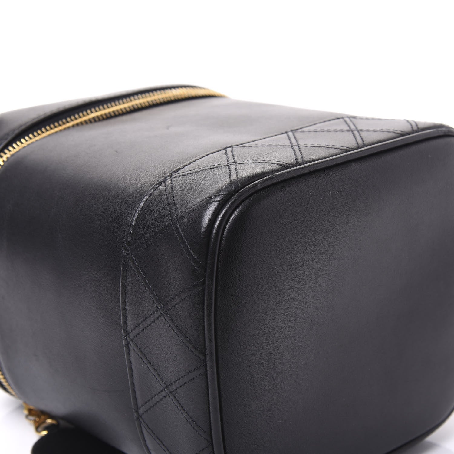 Chanel Lambskin Vanity Cosmetic Bag Black 9 of 12