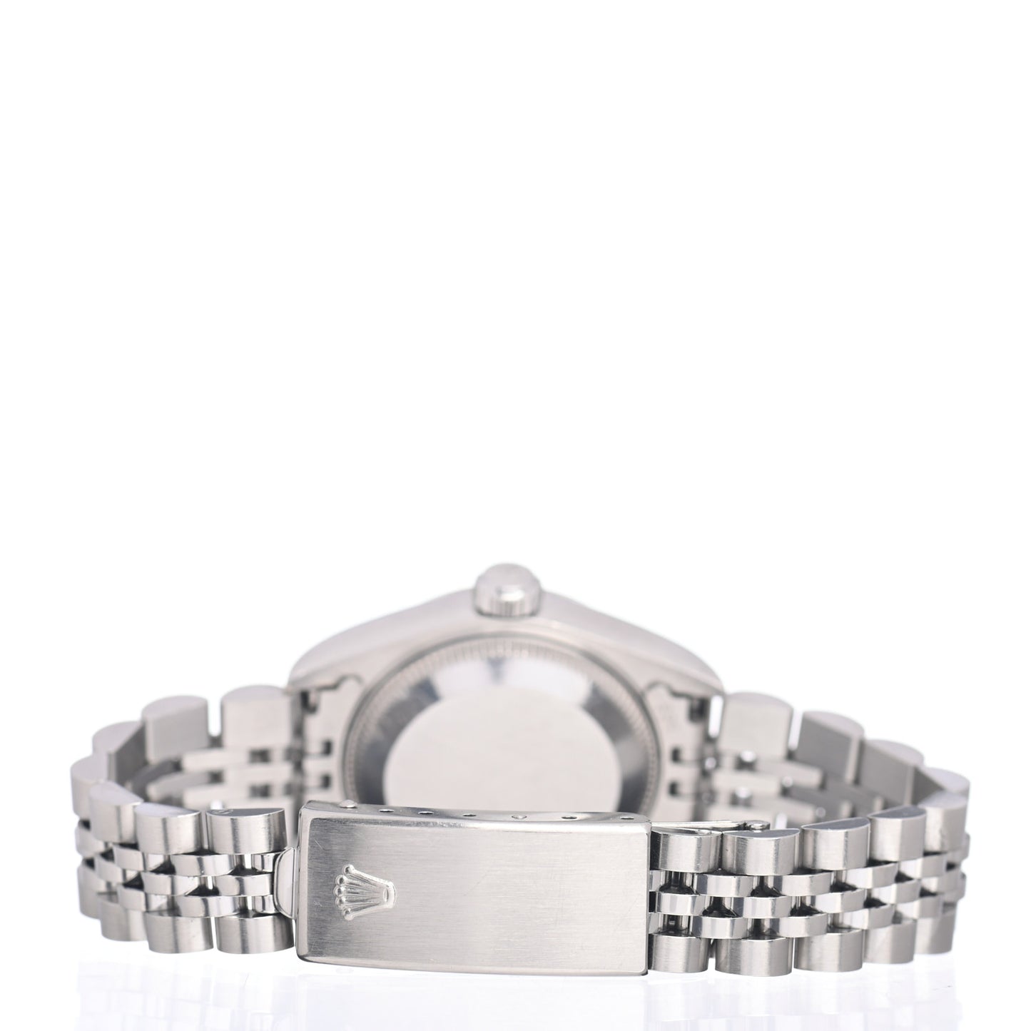 Stainless Steel 18K White Gold Diamond 26mm Oyster Perpetual Datejust Watch Silver 69174