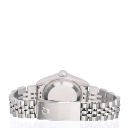 Rolex Stainless Steel 18K White Gold Diamond 26mm Oyster Perpetual Datejust Watch Silver 69174 3 of 5