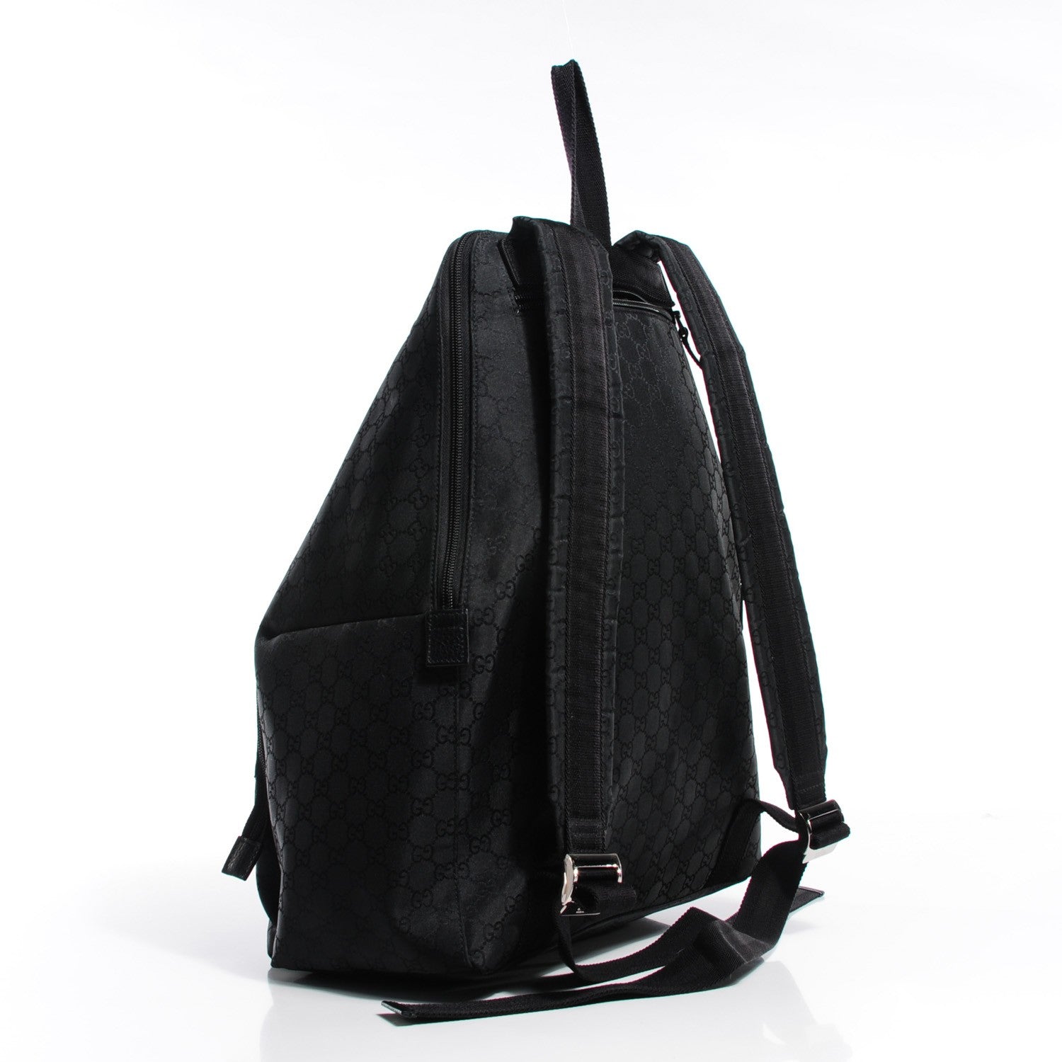 Gucci Nylon Monogram Medium Backpack Black 3 of 7