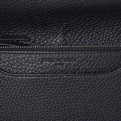 Balenciaga Grained Calfskin Classic Silver Hardware Wallet On Chain Black 8 of 9