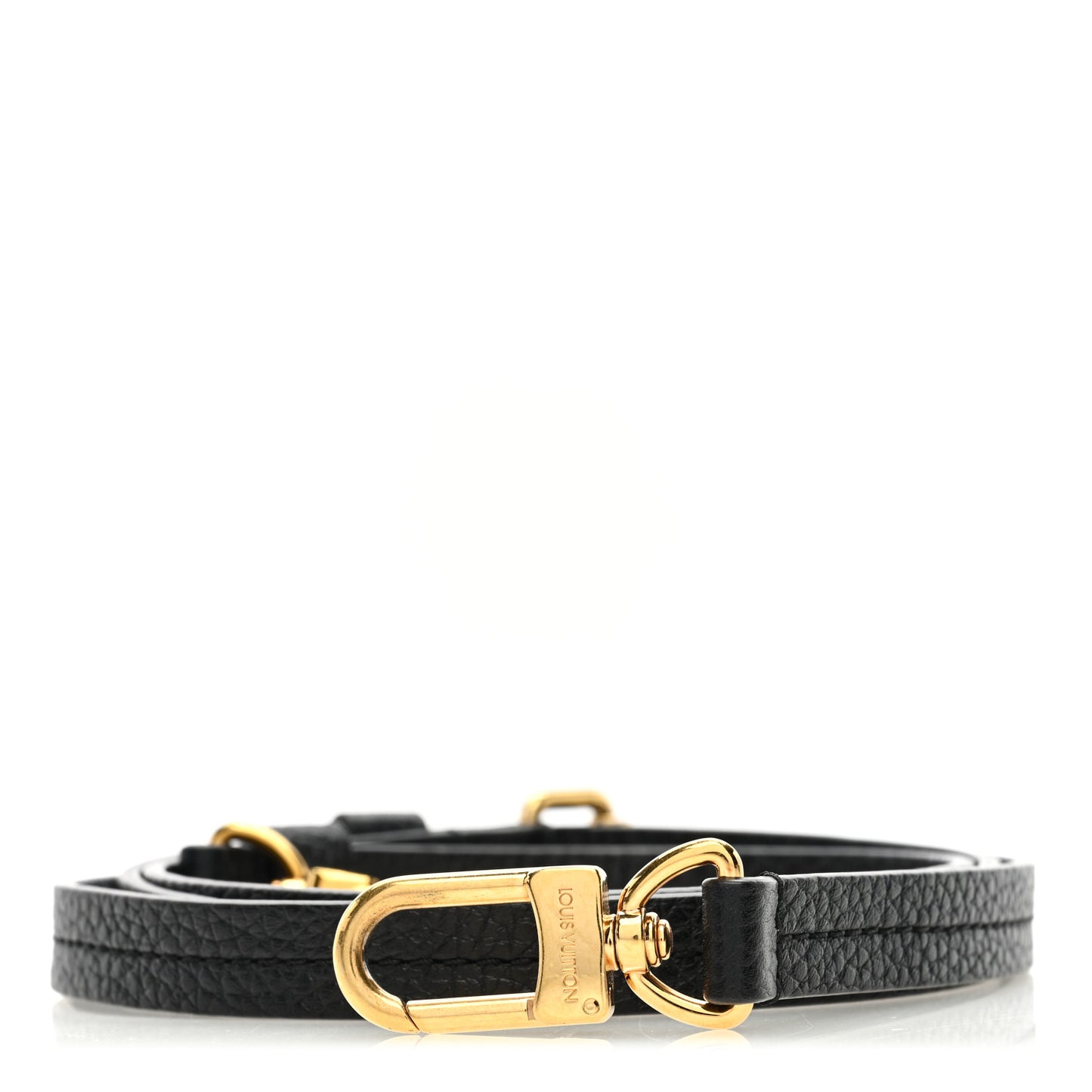 Calfskin Adjustable Retiro NM Shoulder Strap Black