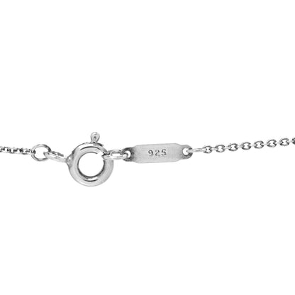 Tiffany Sterling Silver Heart Lock Pendant Necklace 4 of 5