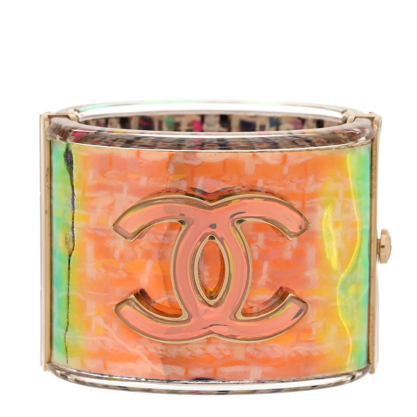 Iridescent Resin Tweed Effect CC Cuff