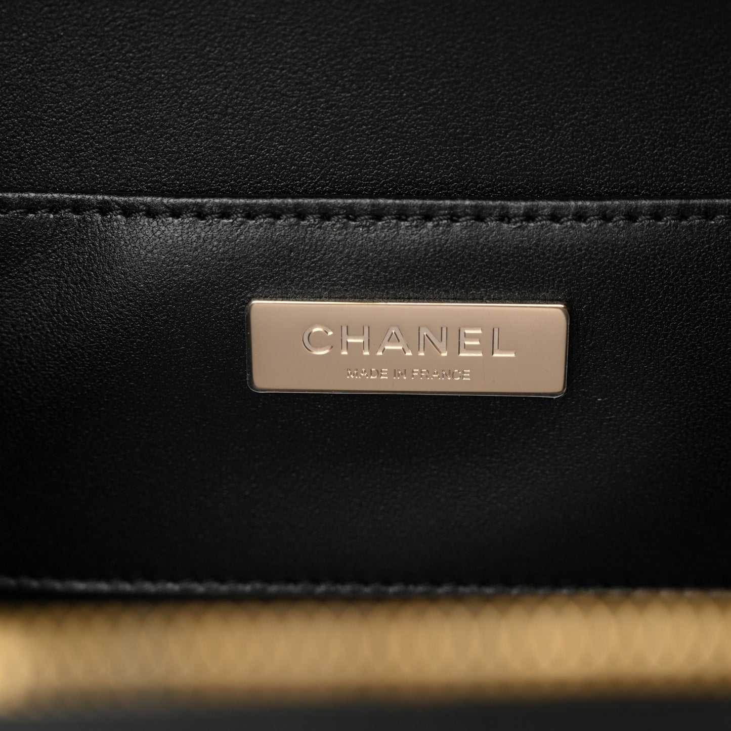 Lambskin Quilted Coco Click Bag Black