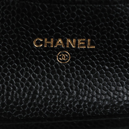 Chanel Caviar Quilted Flap Card Holder Black 6 of 16