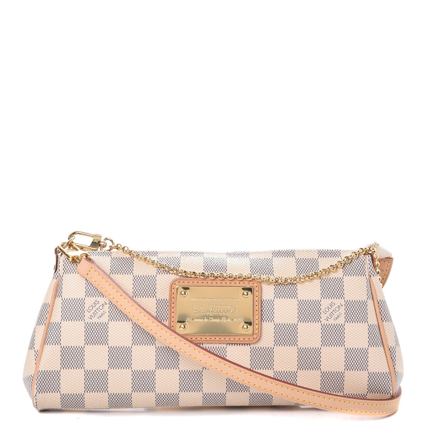 Louis Vuitton Damier Azur Eva Clutch 1 of 10