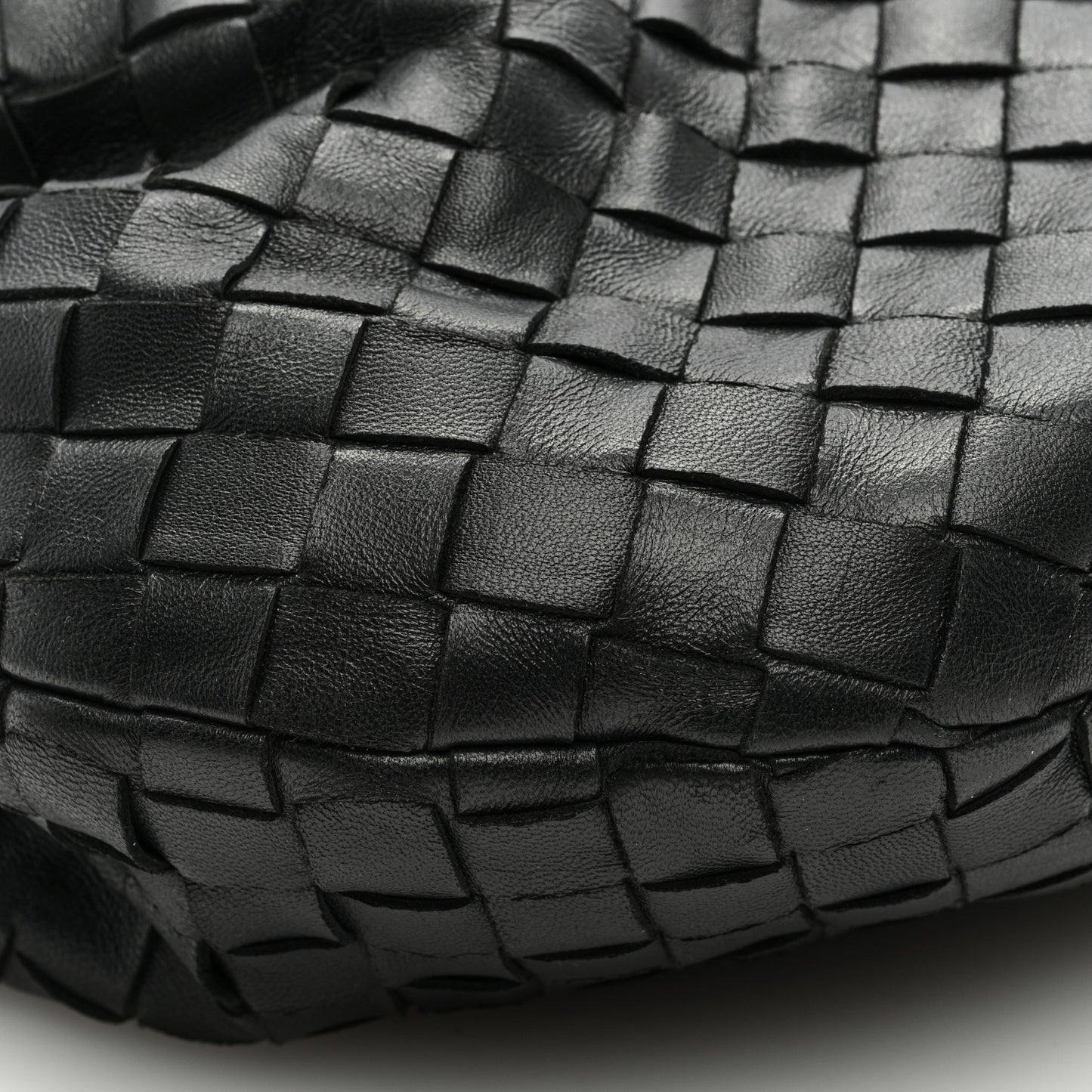 Nappa Intrecciato Teen Jodie Hobo Black