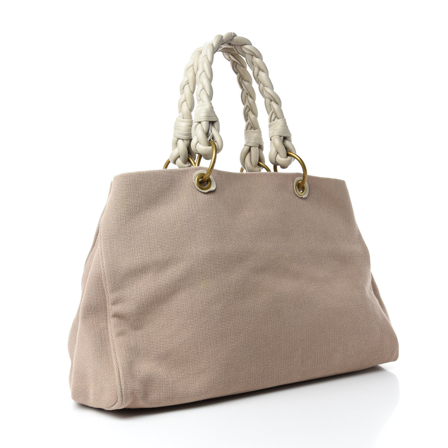 Bottega Veneta Canvas Tote Beige 3 of 17