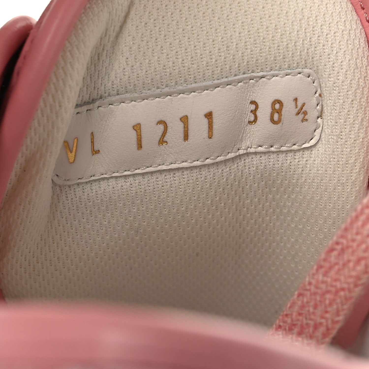 Louis Vuitton Denim Monogram Squad Sneakers 38.5 Pink 7 of 8