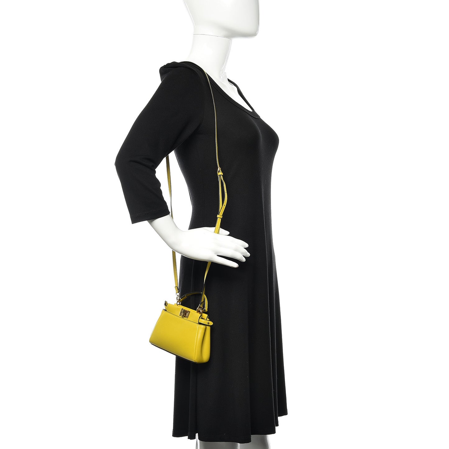 Shiny Nappa Micro Peekaboo Iconic Satchel Lime