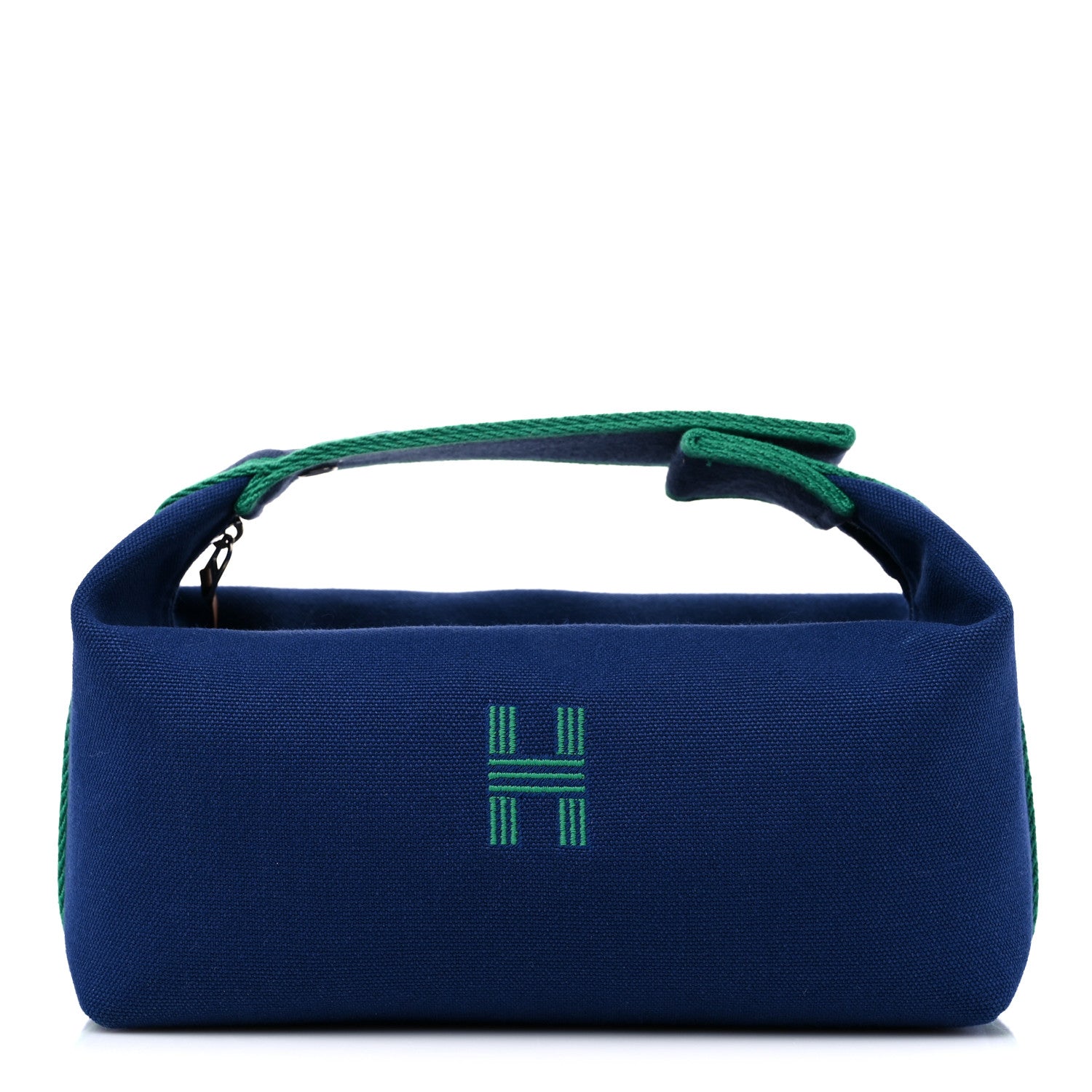 Hermes Canvas Small Bride-A-Brac Pouch Marine 1 of 10