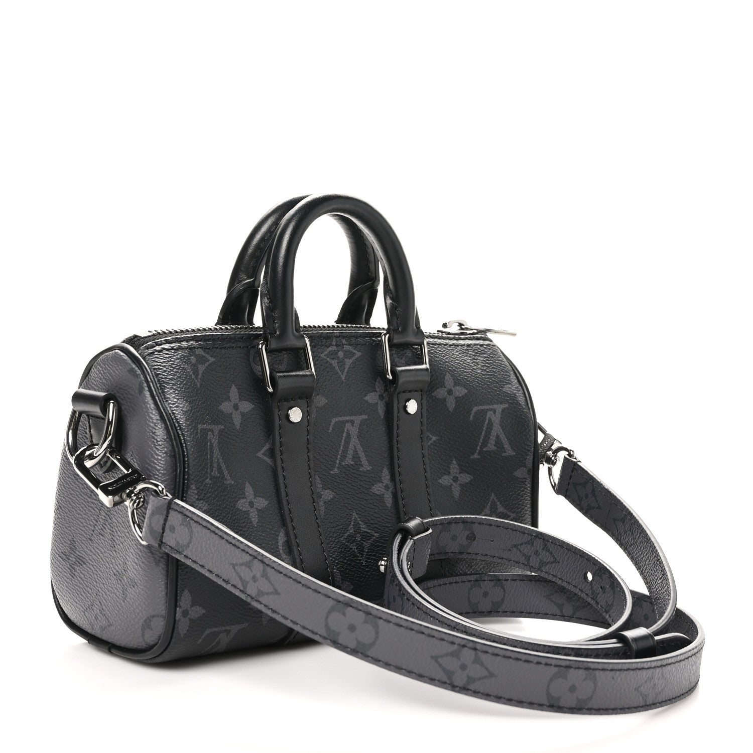 Louis Vuitton Reverse Monogram Eclipse Keepall XS Black 3 of 9