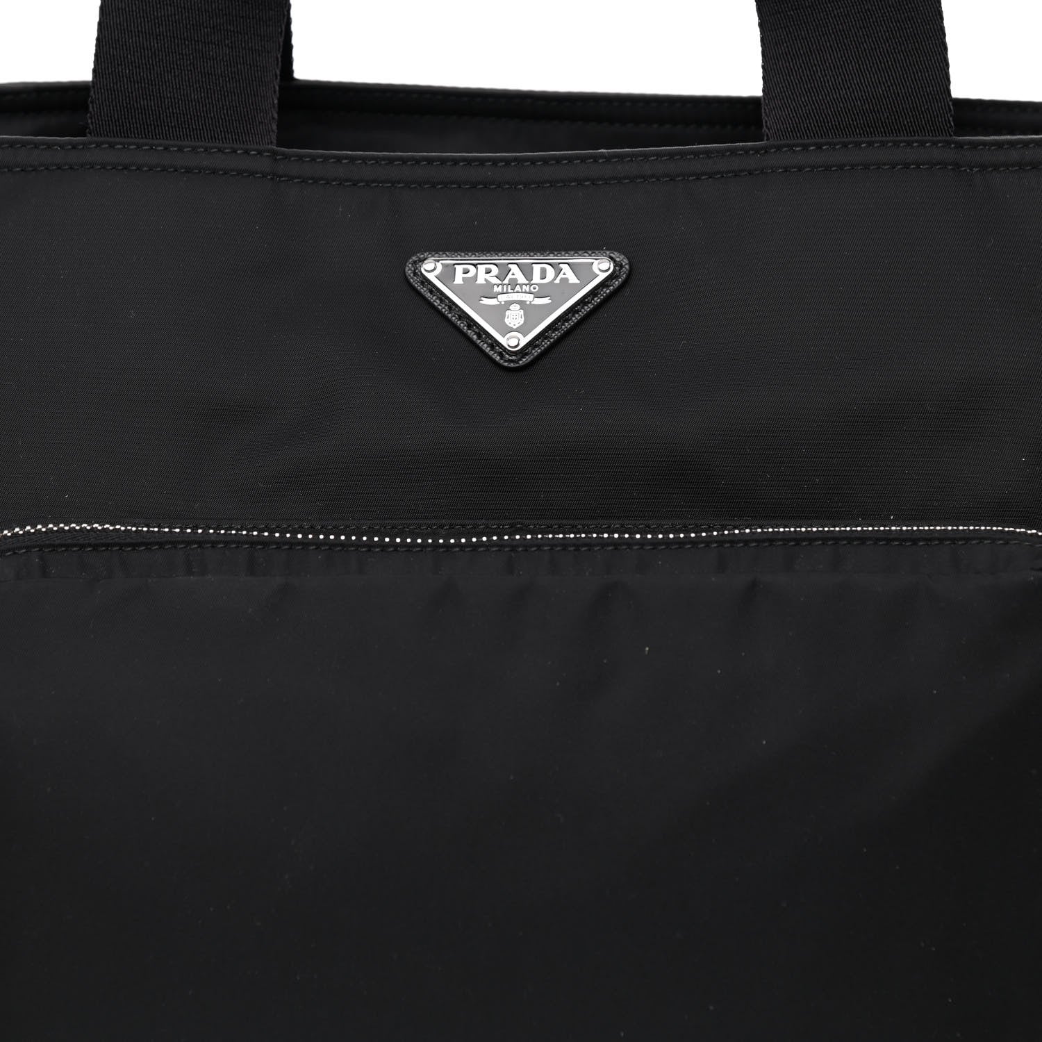 Prada Nylon Vela Baby Bag Black 11 of 13