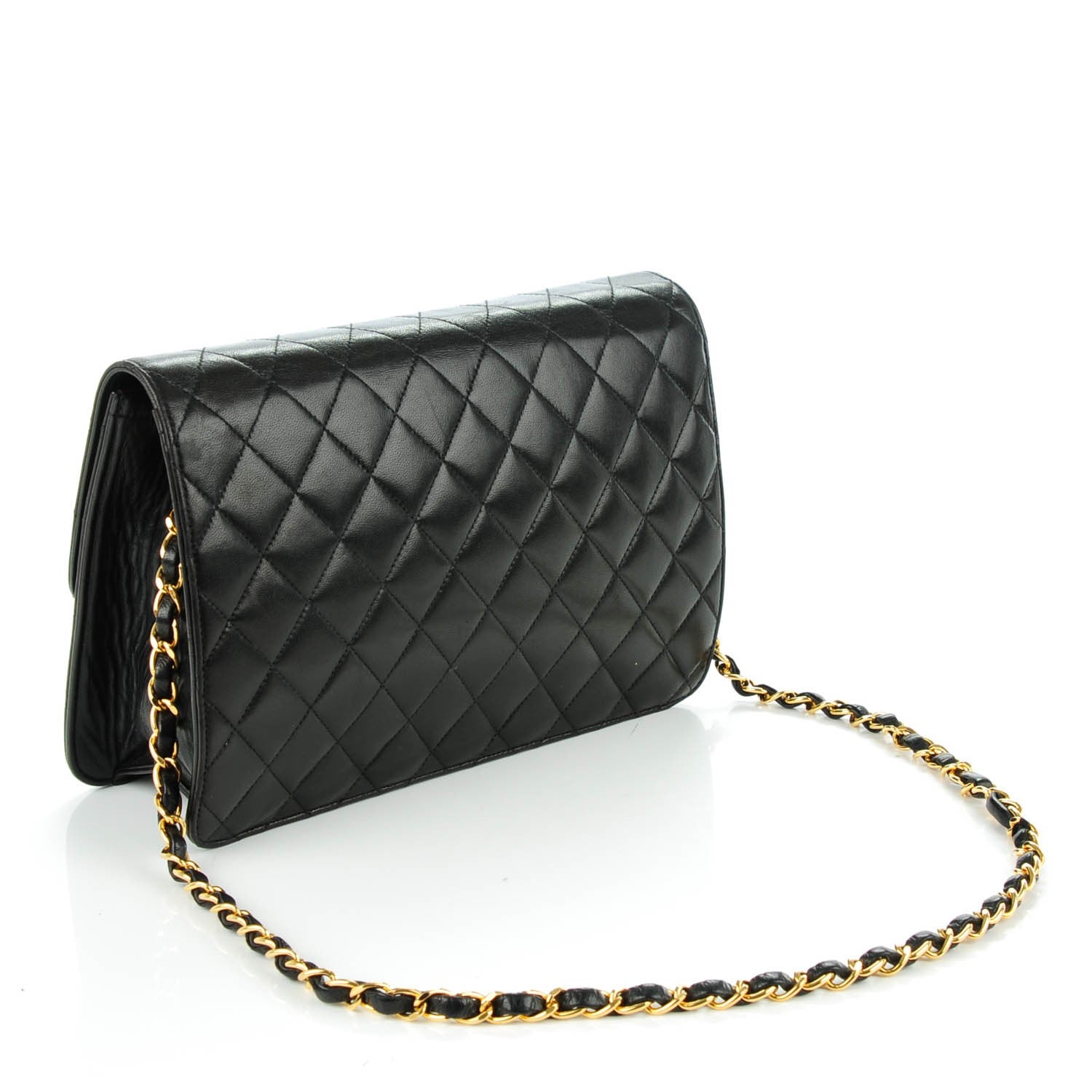Chanel Lambskin Quilted Small Single Flap Black 3 of 8