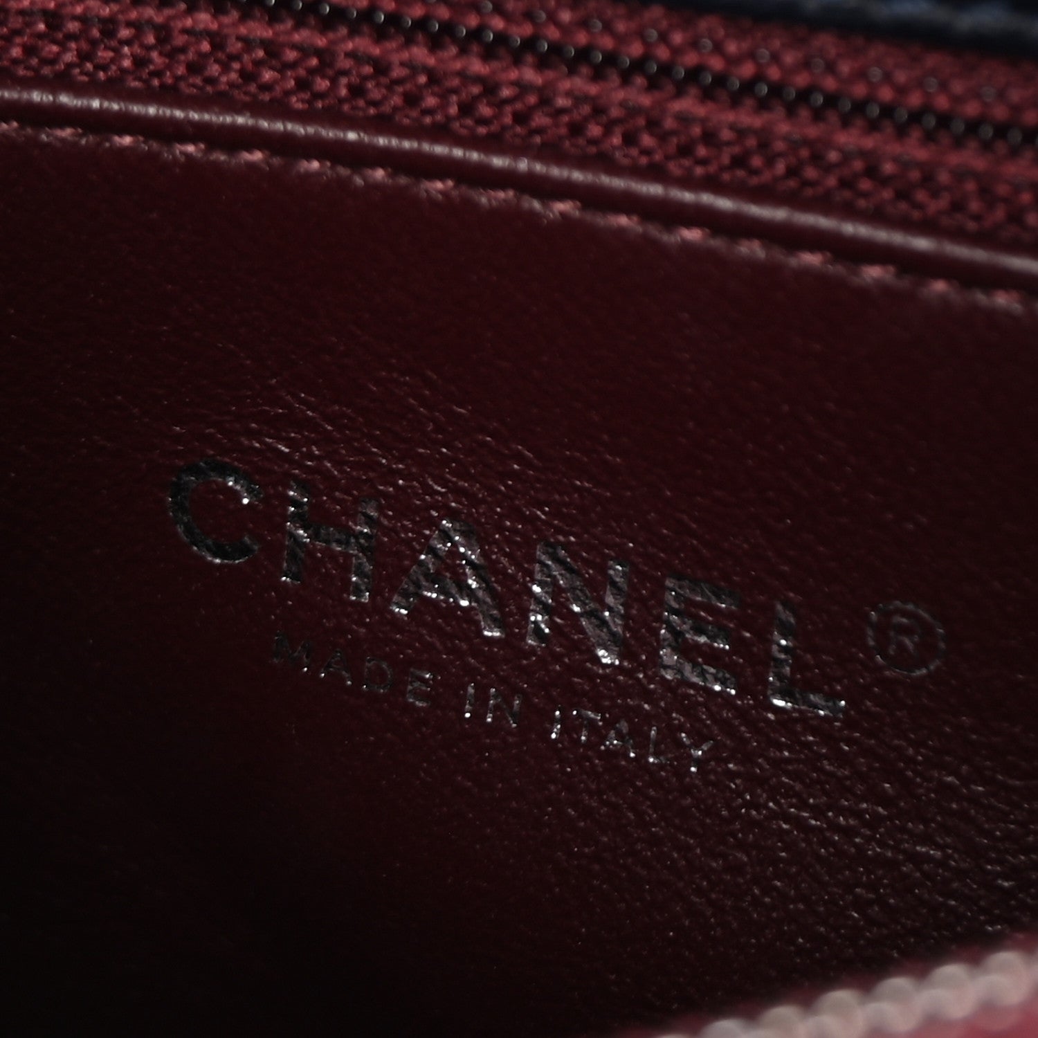 Chanel Caviar Lizard Embossed Quilted Small Coco Handle Flap Navy Blue 6 of 10