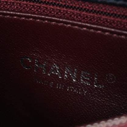 Chanel Caviar Lizard Embossed Quilted Small Coco Handle Flap Navy Blue 6 of 10