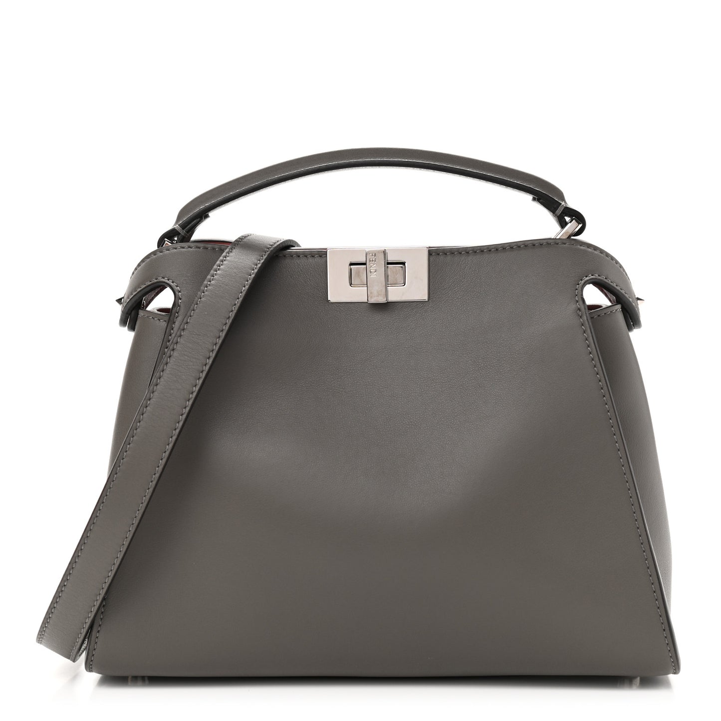 Vitello Tahiti Burro Medium Peekaboo Iconic Essentially Satchel Foresta Macaron