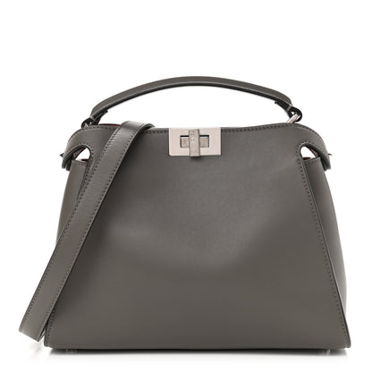 Fendi Vitello Tahiti Burro Medium Peekaboo Iconic Essentially Satchel Foresta Macaron 1 of 10