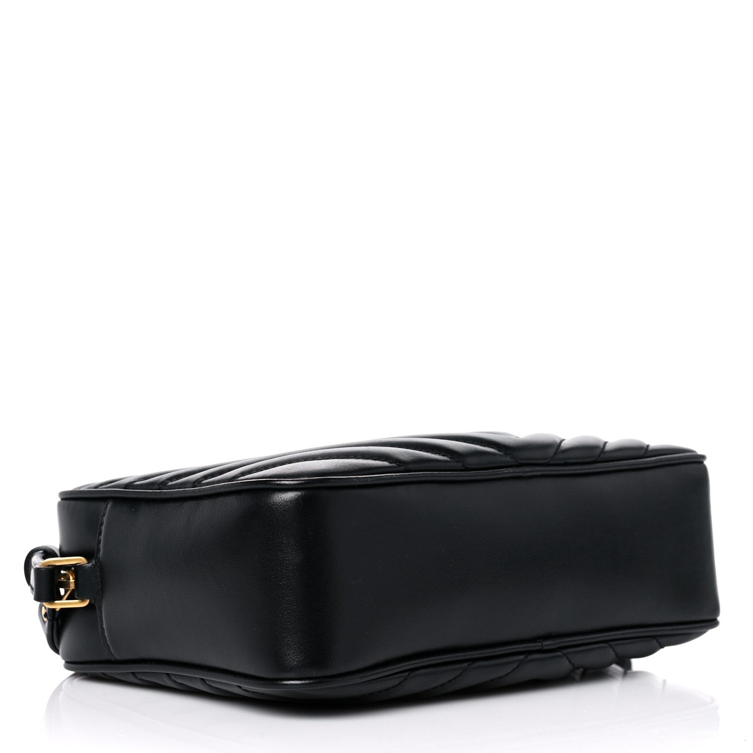 Saint Laurent Calfskin Matelasse Monogram Lou Camera Bag Black 4 of 12