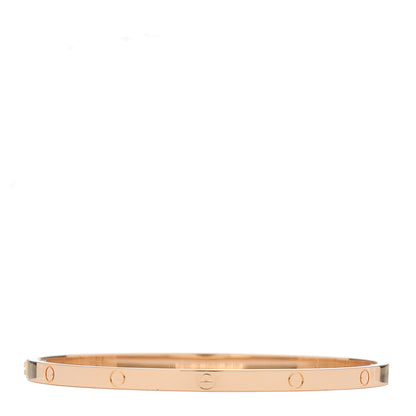 Cartier 18K Pink Gold Small LOVE Bracelet 18 5 of 8