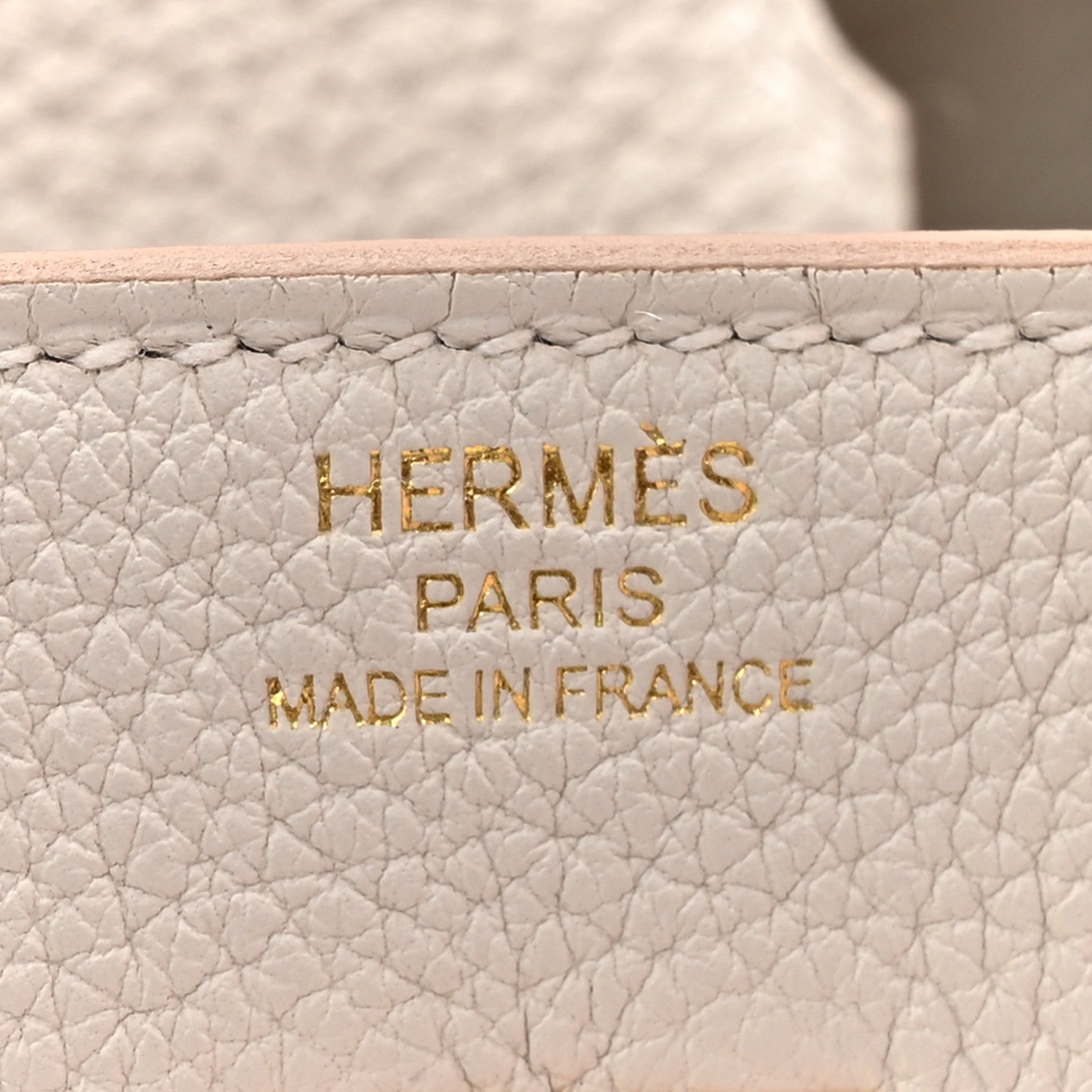 Hermes Togo Birkin 25 Gris Pale 6 of 11
