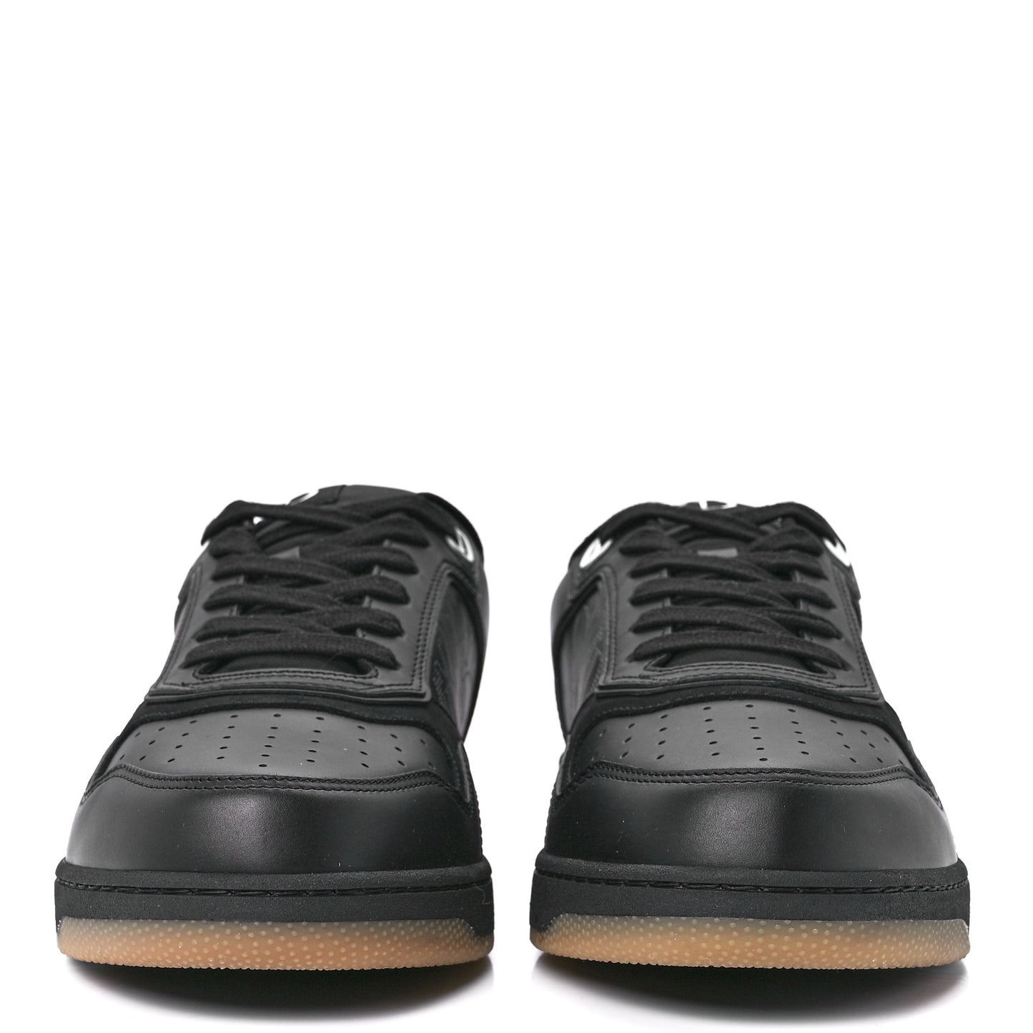 Smooth Calfskin Oblique Galaxy Mens B27 Low Top Sneakers 43 Black Beige