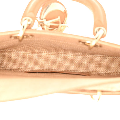 Christian Dior Raffia Macro Cannage Lady D-Joy Natural 5 of 12