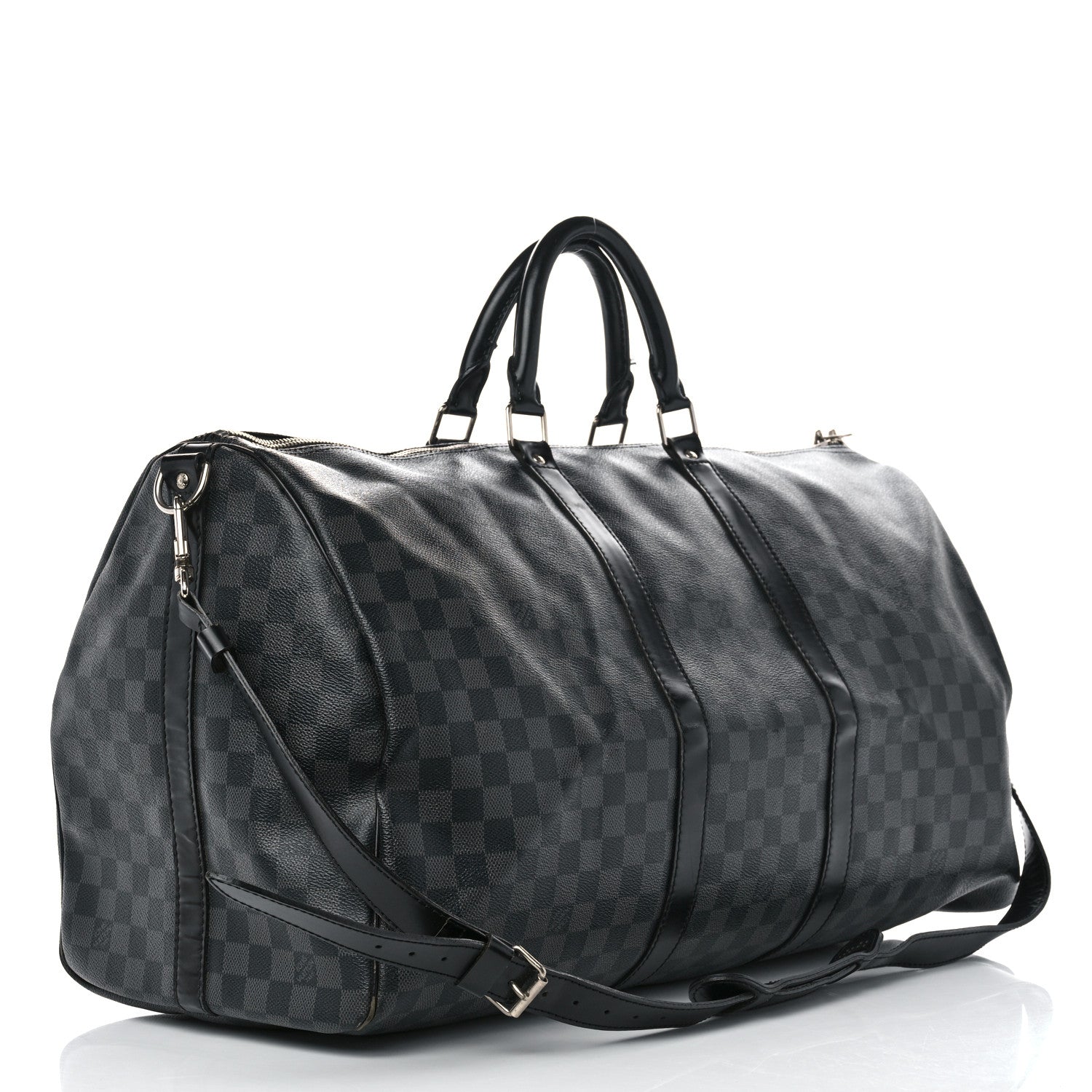 Louis Vuitton Damier Graphite Keepall Bandouliere 55 2 of 17