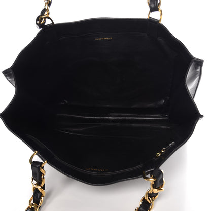Chanel Lambskin CC Tote Black 5 of 15