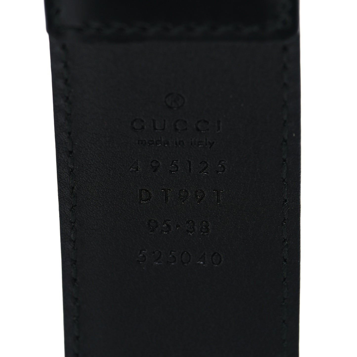 Calfskin Web Belt 95 38 Black