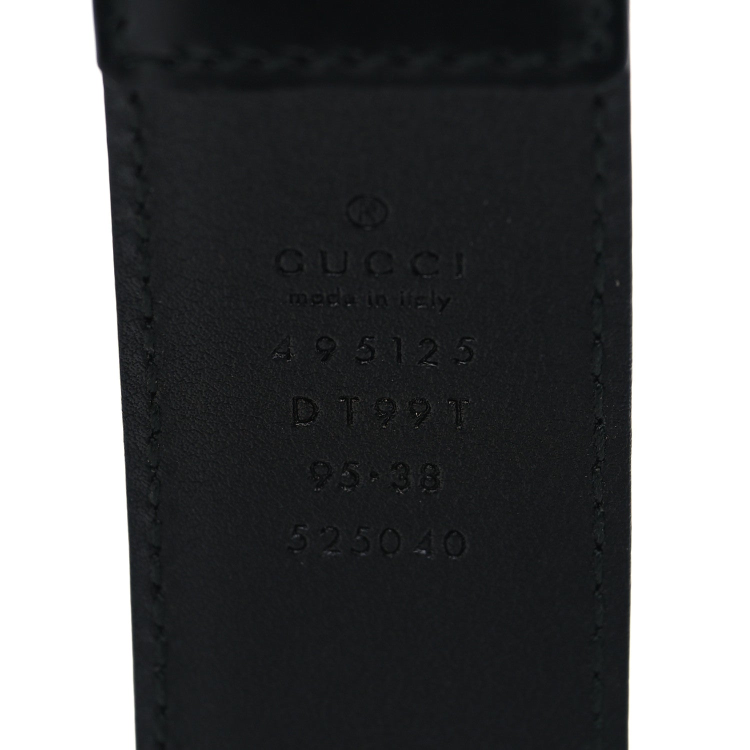 Gucci Calfskin Web Belt 95 38 Black 4 of 5