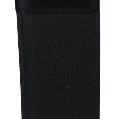 Gucci Calfskin Web Belt 95 38 Black 4 of 5