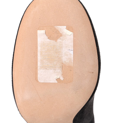 Chanel Suede Camellia Pumps 37.5 Grey 7 of 14