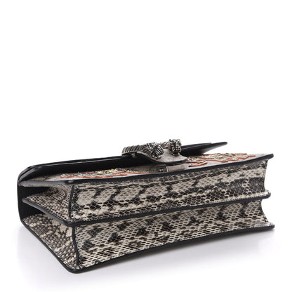 Gucci GG Supreme Monogram Elaphe Elephant Embroidered Small Dionysus Shoulder Bag 5 of 11