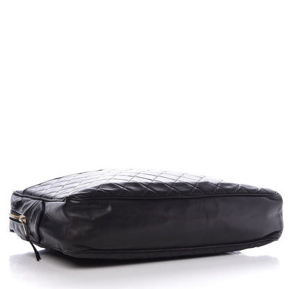 Chanel Lambskin Quilted Shoulder Bag Black 4 of 13