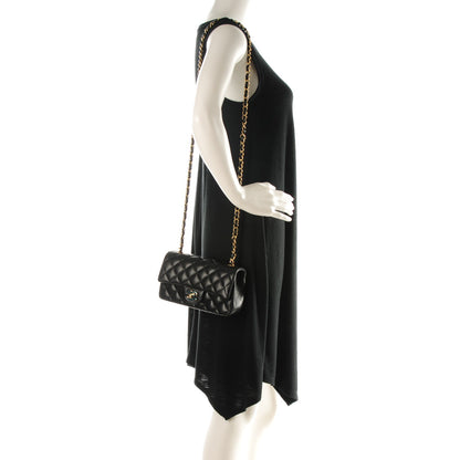 Chanel Lambskin Quilted Mini Rectangular Flap Black 2 of 6