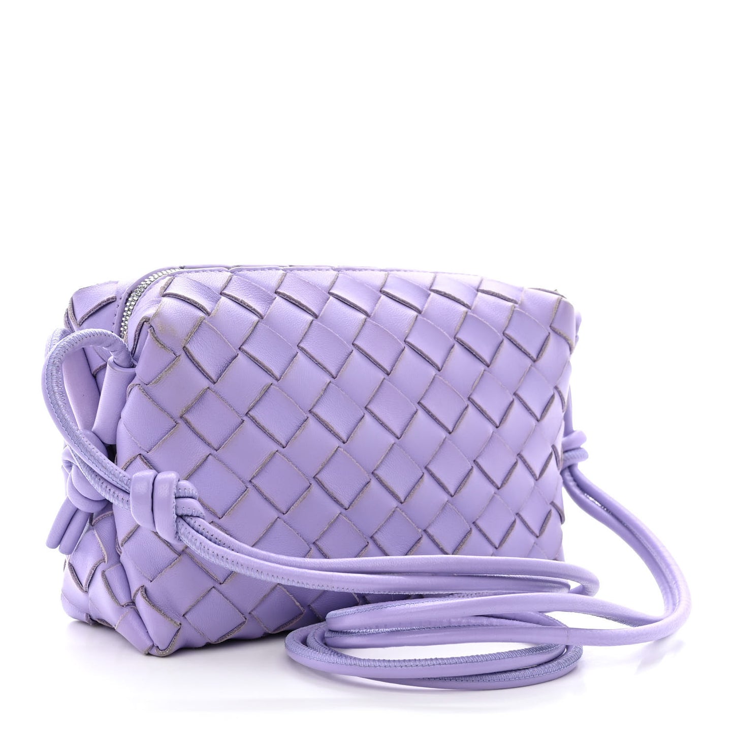 Nappa Intrecciato Mini Loop Camera Bag Wisteria