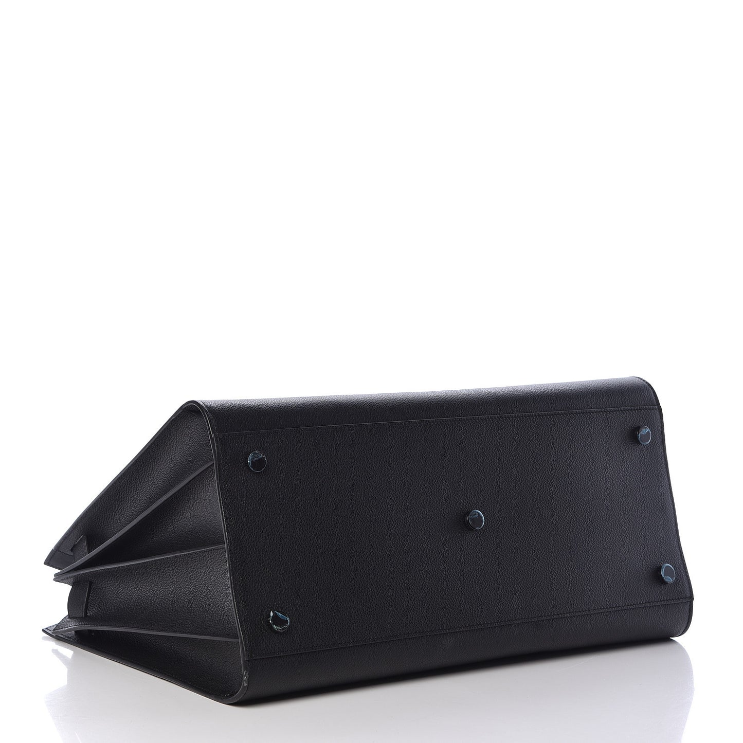 Grained Calfskin Large Sac De Jour Carryall Black