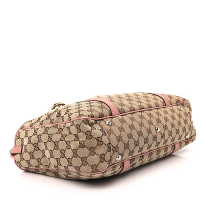 Gucci Monogram Medium Twins Tote Pink 4 of 13