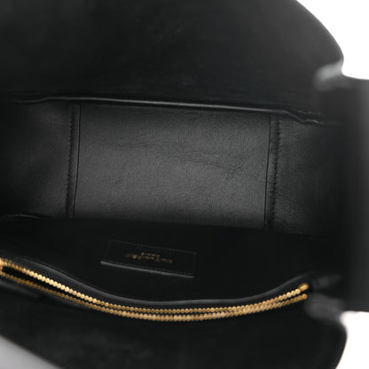 Saint Laurent Smooth Calfskin Small Le 5 A 7 Soft Hobo Black 5 of 10
