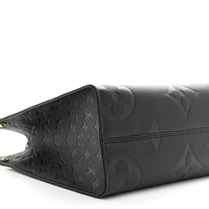 Louis Vuitton Empreinte Monogram Giant Onthego MM Black 8 of 10