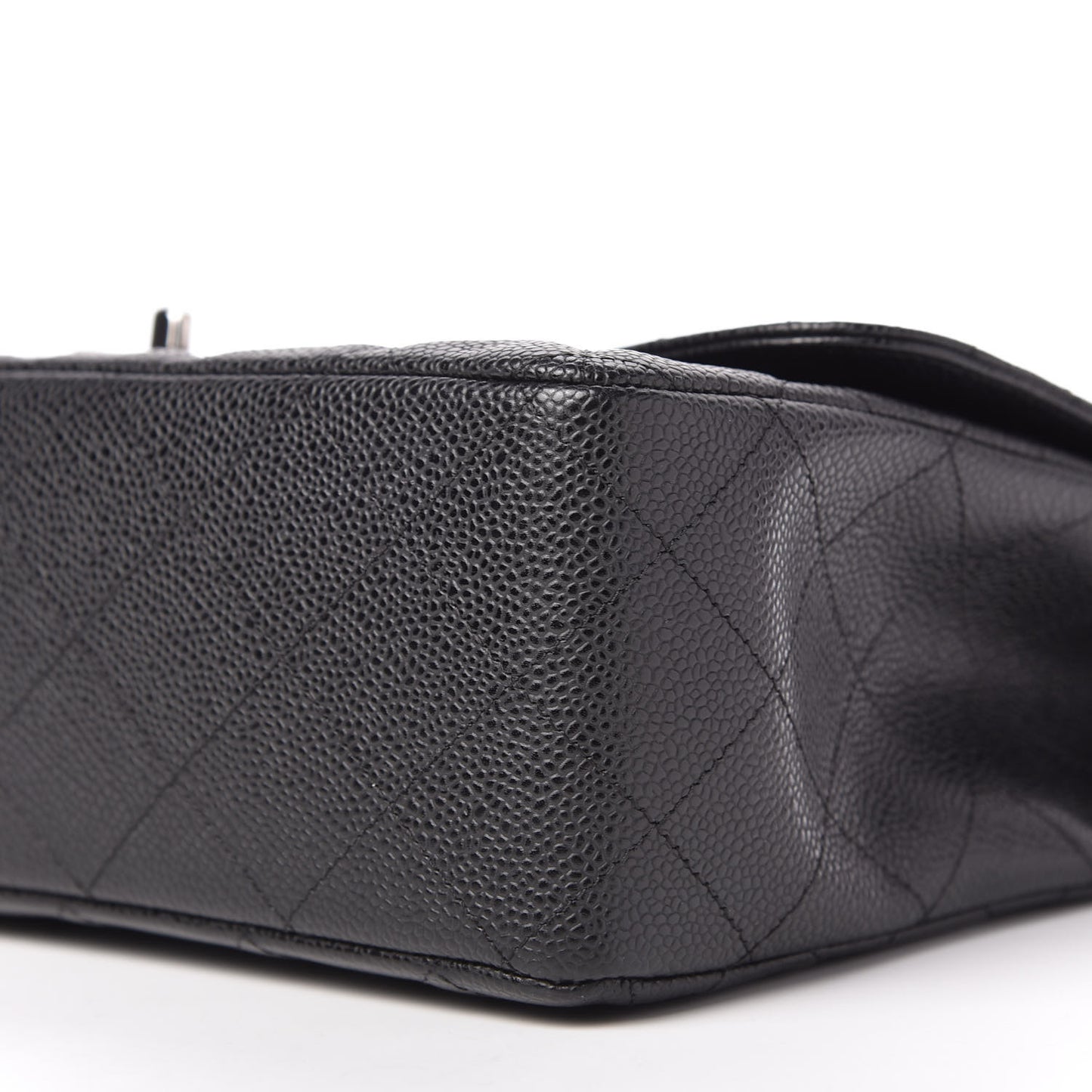 Caviar Quilted Jumbo Single Flap Black
