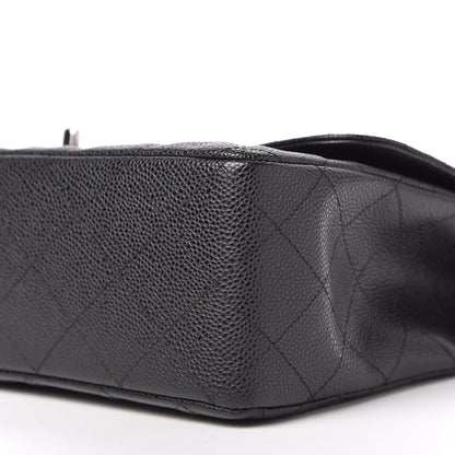 Chanel Caviar Quilted Jumbo Single Flap Black 7 of 11