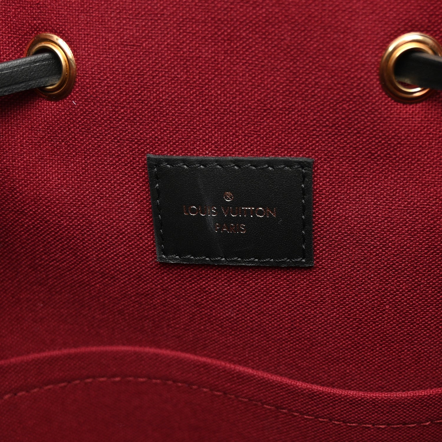 Louis Vuitton Monogram Montsouris PM Black 6 of 10